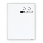 Quartet Slim Aluminum Frame Dry-Erase Board, 11" x 14" (6447415860)-Steel whiteboard, ideal for placement in low-use or personal spaces