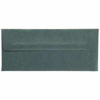 JAM Paper #10 Enveloppes commerciales métalliques - 4,125" x 9,5" - Stardream Malachite Deep Vert - Paquet de 25-Couleur : Malachite