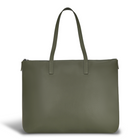 Champs Onyx Leather Business Tote - Khaki-Made of Genuine Cowhide Leather