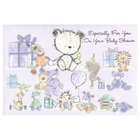 Rosedale – Cartes de souhaits et enveloppes « Especially For You On Your Baby Shower » 5 1/2 x 8 po, 12/paquet (15503)-Imprimées sur papier cartonné non couché de haute qualité