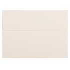JAM Paper A7 Invitation Envelopes, 5.25 x 7.25 Strathmore Natural White Linen, 100 Pack (82011g)-Natural white