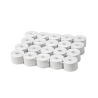 Futech - Rouleaux de papier bond blanc, 1 épaisseur, 1,75 po x 2-3/4 po D, paquet de 20-Papier bond d'une épaisseur, blanc