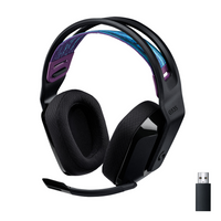Logitech 981-000971 G535 LIGHTSPEED Wireless Gaming Headset - Black-LIGHTSPEED Wireless: Pro-grade LIGHTSPEED wireless technology provides 33 hours of battery life and up to 12 meters of reliable wireless freedom
