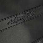 The Rolling Stones - Paint It Black Collection - Sac à dos en cuir - Noir-Grand compartiment principal avec fermeture à rabat, cordon coulissant intérieur et boucle pour transporter vos essentiels en toute sécurité