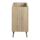 Modway - Maverick 36" Lavabo de l’armoire à vanité de la salle de bain non inclus - Oak White-6
