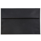 JAM Paper Enveloppes A7 en papier recyclé toilé noir, 250/paquet-Enveloppes en papier toilé recyclé noir