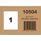 Labelcraft Products Zero Waste Labels - 8.5" x 11" - 150 Labels-1 labels per sheet, 150 sheets