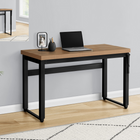 Monarch Specialties 7677 48" Computer Desk - Reclaimed Wood/Adj.Height/ Black-Product dimensions: 47.25 inches L x 23.75 inches D x 29.5 inches H - height adjustable from 29.5 inches to 48 inches