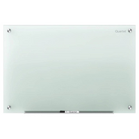 Quartet® - Tableau à effacement à sec en verre Infinity™, givré, 96 po x 48 po (20112)-Le tableau à marqueur à effacement sec en verre trempé est résistant aux taches, aux égratignures, aux bosses et aux traces