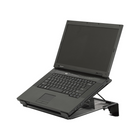 Staples Mesh Laptop Riser - Adjustable - Black-Can be adjusted to four different angles (ranges from 12 degree to 36 degree)