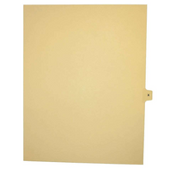 Mark Maker – Onglets séparateurs juridiques beiges, 1/15 onglets, format lettre, sans trous, lettre X, 25/paquet-Onglets séparateurs beiges, 1/15 onglets