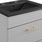 Modway - Daybreak 24" Vanette de salle de bain - Gris clair noir-8