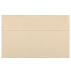 JAM Paper A10 Invitation Envelopes, 6 x 9.5, Parchment Brown Recycled, 100 Pack (52074g)-Brown