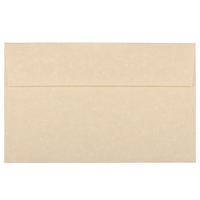 JAM Paper Enveloppes en papier-parchemin recyclé avec fermeture gommée, 6 x 9 1/2 po, brun, pqt/100-Brun