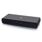 C2G - Thunderbolt 4 & USB-C 10-en-1 station d’accueil à double écran - Noir-BC 1.2 et port USB-A Apple Charge 2.1A pour une recharge mobile améliorée