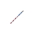 Moon Products Crayon de motivation Stars and Stripes Glitz - Paquet de 144-Prenez des notes, faites vos devoirs ou dessinez avec des crayons en bois durables