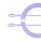 LOGiiX - Vibrance Braid 1,2 M USB-C vers Lightning - Lavande-Câble USB-C vers Lightning de 1,2 m (*3,94 pi) pour charger et synchroniser les appareils Lightning.