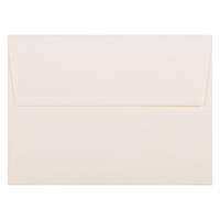 JAM Paper A7 Invitation Envelopes, 5.25 x 7.25 Strathmore Natural White Wove, 100 Pack (44507g)-Natural white
