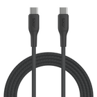 AXS - PROCharge Câble Tressé Premium USB-C vers USB-C (2.4M) - Noir/Gris-Fabriqué à partir de matériaux recyclés