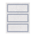 St. James™ – Certificats-cadeaux Regent sur papier bond, bleu, paq./75-3 2/3 po x 8 1/2 po