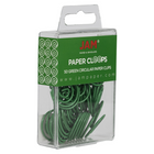 JAM Paper – Trombones en forme de spirale, vert, 5 paquets de 50, total de 250 (2187135g)-Longueur : 1 po