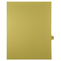 Mark Maker – Onglets séparateurs juridiques beiges, 1/15 onglets, format lettre, sans trous, numéro 160, 25/paquet-Onglets séparateurs beiges, 1/15 onglets