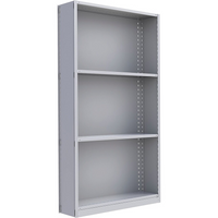Metalware RK293 Boltless Shelving Unit, 4-Shelves, 48" x 18" x 88", Light Grey-Adjustable shelving system that provides high strength, yet economical storage capacity for your needs