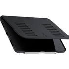 Étui Zugu Alpha pour iPad Pro 12,9" (2021) - Noir-Cuir noir synthétique mat externe de haute qualité