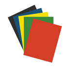 Royal Brites Heavyweight Primary Poster Board - 22" x 28" - Assorted - 5 Pack-Resists wrinkling and curling