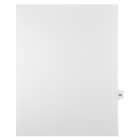 Mark Maker Legal Tabs - Letter Size - White - 1/15th cut - 25 tabs per package - 5 packages Pack - Number 131-White Single Tabs