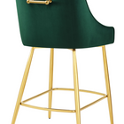 Modway - Discern Performance Velvet Tabouret de comptoir - Vert-Poignée décorative