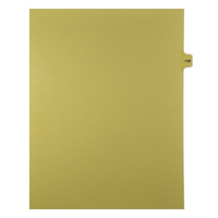 Mark Maker – Onglets séparateurs juridiques beiges, 1/15 onglets, format lettre, sans trous, numéro 139, 25/paquet-Onglets séparateurs beiges, 1/15 onglets