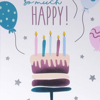 Rosedale - Cartes De Souhaits Fête Rosedale 5-1/2 po x 8 po / Enveloppes - Paquet De 12 - Gâteau-Cartes de souhaits qualité boutique