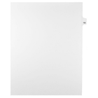 Mark Maker – Onglets séparateurs juridiques blancs, 1/25 onglets, format lettre, sans trous, numéro 155, 25/paquet-Onglets séparateurs blancs, 1/25 onglets
