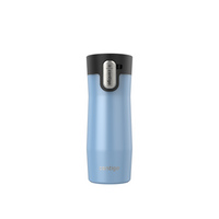 Contigo AUTOSEAL West Loop Vacuum-Insulated Stainless Steel Travel Mug with Easy-Clean Lid - 16 oz (473 mL) - Glacier Frosted Pearl-No leaks or spills: AUTOSEAL lid locks between sips and is 100% leak- and spill-proof