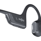 Shokz - OpenRun Pro2 Mini Écouteurs Bluetooth à Conduction Osseuse - Noir-Appels Clairs comme du Cristal - Les deux microphones anti-vent stratégiquement placés, associés à un algorithme de réduction de bruit avec IA, filtrent 96,5 % des bruits environnants, y compris le vent à des vitesses allant jusqu’à 15 milles à l’heure