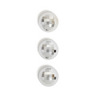 U Brands - Aimants en forme de boules disco pour casiers - Lot de 3 - Argenté-Boule disco au design épatant avec finition argentée en miroir, idéale pour décorer un casier