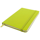 JAM Paper Hardcover Lined Notebook With Elastic Closure, Travel Size, 4 x 6 Journal, Green Apple, 2/Pack (340528852g)-Sold Individually