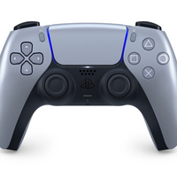 Sony PlayStation 5 DualSense Wireless Controller - Sterling Silver-Feel physically responsive feedback to your in-game actions with dual actuators which replace traditional rumble motors