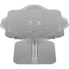 Fellowes - Support pour ordinateur portable d'bureau Alumia - Argent-Conception compacte, idéale pour les petits espaces de travail