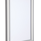 Seco Aluminum Snap Poster Frame - 12" x 18" - Silver-Durable silver satin anodised aluminum frame