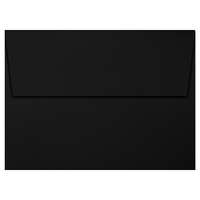 LUX A7 Invitation Envelopes (5 1/4 x 7 1/4), Midnight Black, 50 Pack (F-4580-B-50)-A7 invitation envelopes (5 1/4 x 7 1/4) are perfect for party invites/thank you cards/wedding invites/announcements/5x7 photos