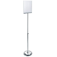 Azar Displays – Porte-affiche en acrylique de 11 x 8,5 po avec support, transparent (300840)-À utiliser devant des magasins, devant des stands d’exposition et plus en encore