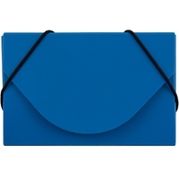 Jam PaperMD – Étui pour cartes professionnelles en plastique avec rabat arrondi, bleu, paquet de 100-Bleu