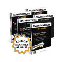 Dynamic Math book Saskatchewan 7e année-Couvre le programme de mathématiques de 7e année de la Saskatchewan