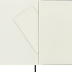 Moleskine Notebook - Large - Ruled/Plain - Soft Cover - 5" x 8.25" - Black-6