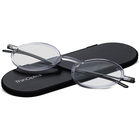 ThinOptics 1.0 Noir Lecteur avec Pod Blanc Universel - Noir-Comprend l'étui compagnon Milano, avec un extérieur en aluminium brossé anodisé en noir, un intérieur en polycarbonate et ABS avec peinture au toucher doux et un mécanisme de verrouillage magnétique.