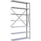 Metalware RK300 Boltless Shelving Unit, 7-Shelves, 48" x 24" x 88", Light Grey-Adjustable shelving system that provides high strength, yet economical storage capacity for your needs