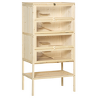 PawHut 47.25"H Fir Wood Hamster Cage-This cage offers your pet multiple platforms to exercise, relax, and explore