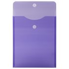 JAM Paper - Enveloppes en plastique, fermeture VELCRO, 1 expansion, 9,75 x 11,5, violet, paq./24, (235827602g)-Mauve